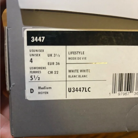 NEW in box FIGS NEW BALANCE 3447 shoes 
Men 4 Woman 5.5 - Picture 9 of 10